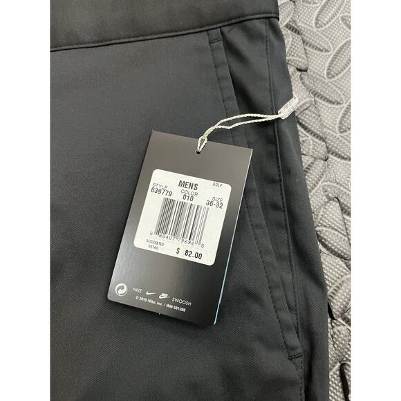 NWT Nike Golf Pants 36x32 Gray Dri Fit Tour Performance Tech Flex 639779-010 - Picture 3 of 8
